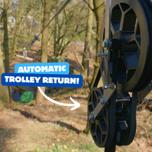 Load image into Gallery viewer, Zip Line Retriever Device: Automatic Trolley Return
