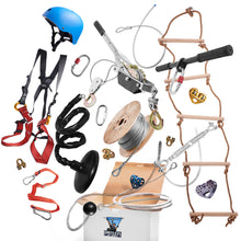 Load image into Gallery viewer, Heavy Duty Commercial Garden Zip Wire Kit - Suitable for Adults!
